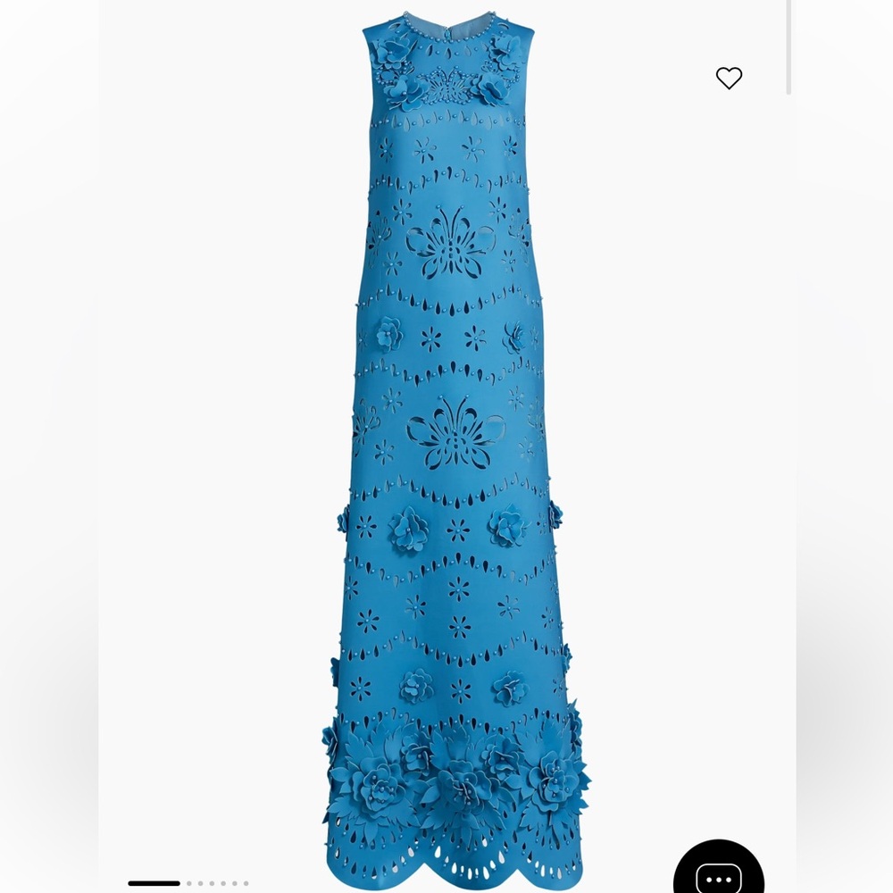 Badgley Mischka Laser Cut Gown